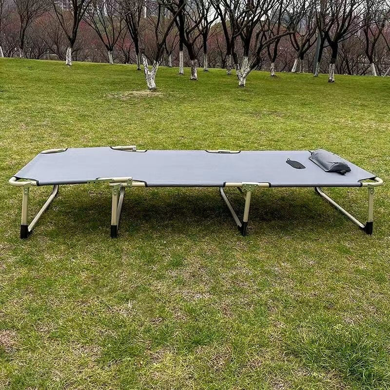 Folding Camping Cot for Adults Outdoor Lightweight Camping Bed with Eye mask
