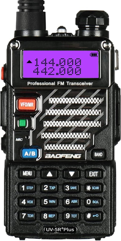 BAOFENG UV-5R+ Plus Two Way Radio Long Range Rechargeable Qualette Series