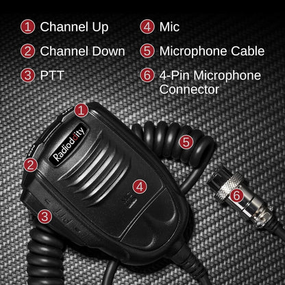 Radioddity QT40 10 Meter SSB Ham Radio, Digital Noise Reduction 40W High Power