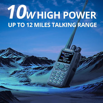 Radioddity GD-AT10G 10W UFH DMR Handheld Ham Radio Digital Analog Long Range