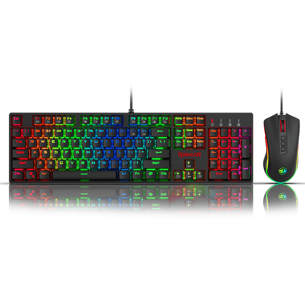 Redragon K582RGB-BA Mechanical Gaming Keyboard and Mouse Combo
