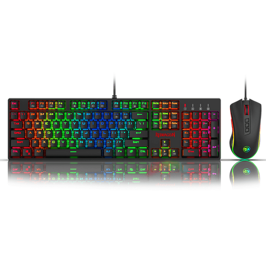 Redragon K582RGB-BA Mechanical Gaming Keyboard and Mouse Combo