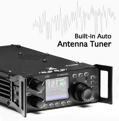 Xiegu G90 HF Radio Transceiver 20W SSB/CW/AM/FM SDR Structure with Built-in Auto
