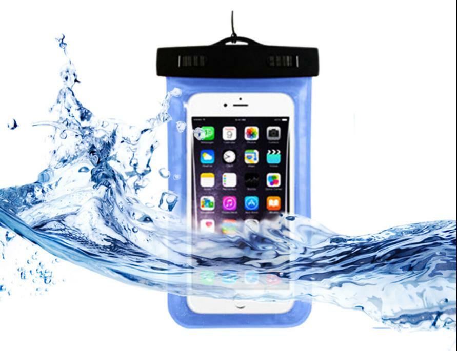 2 Packs Waterproof Floating Cell Phone Pouch Dry Bag Case Cover For Cellphone