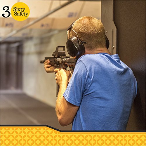 Safety Ear Muffs Free Ear Plug Kit Hearing Protection for Shooting Noise Cancel