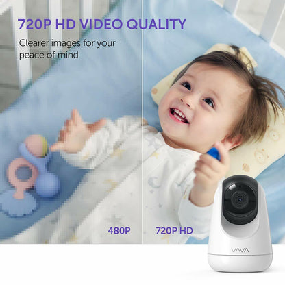 VAVA VA-IH006 720P 5" HD Baby Monitor with Camera and Audio 4500 mAh Battery
