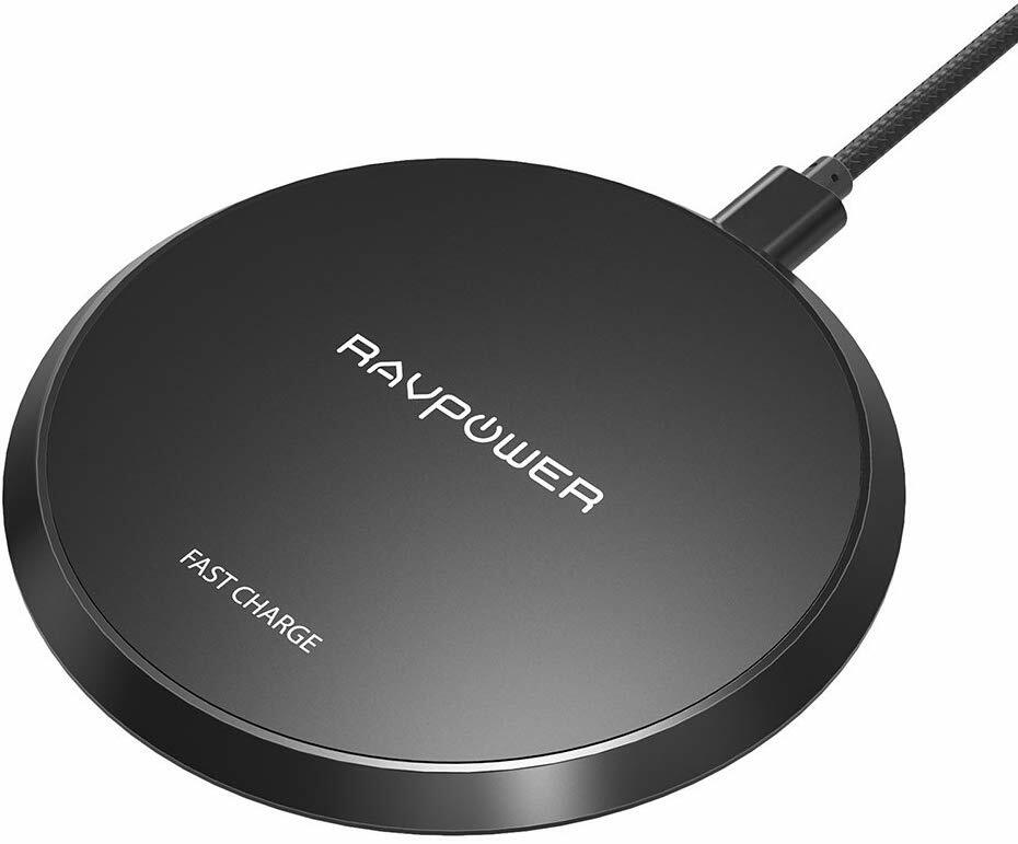 RAVPower Qi Certified 10W Fast Wireless Charging Pad (NO Adapter)