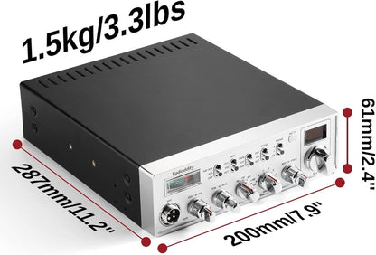 Radioddity QT40 10 Meter SSB Ham Radio, Digital Noise Reduction 40W High Power