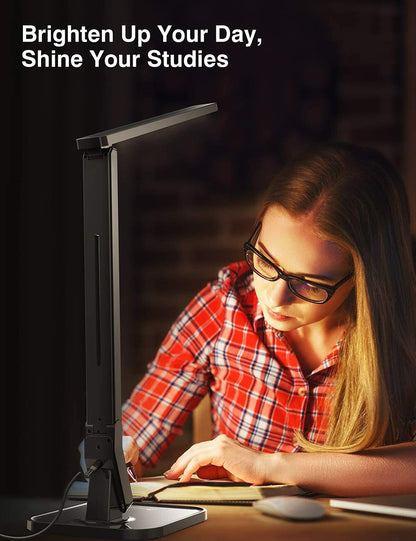 TaoTronics LED Desk Lamp with USB 4 Lighting Modes 5 Brightness1h Timer DL01