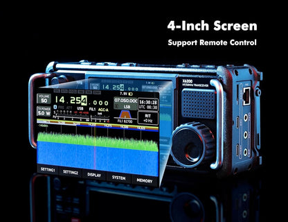 Xiegu X6200 HF Transceiver DRFS HF/50MHz Full Mode WFM/Airband Reception Auto An