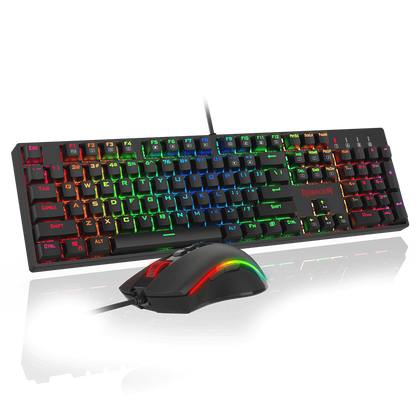 Redragon K582RGB-BA Mechanical Gaming Keyboard and Mouse Combo