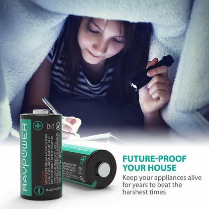 CR123A Lithium Batteries RAVPower Non-Rechargeable 3V Lithium Batter 16Pack