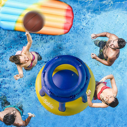 Sable Inflatable Pool Basketball Hoop with one Basketball for Pool and Water