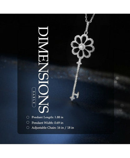 Jewelry Pendant Necklace "Secret Garden's Key" Best Idea Gifts For Girls Women