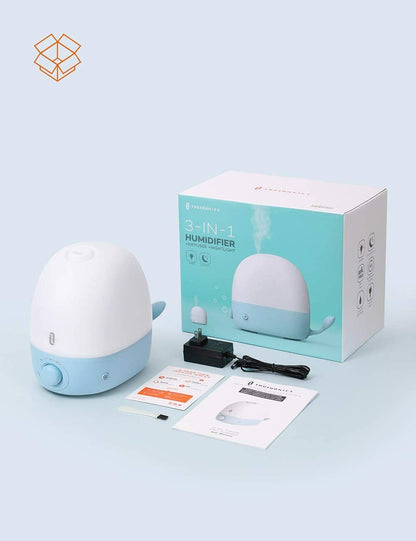 TaoTronics 3-IN-1 Humidifier with Essential Oil Diffuser and Night Light