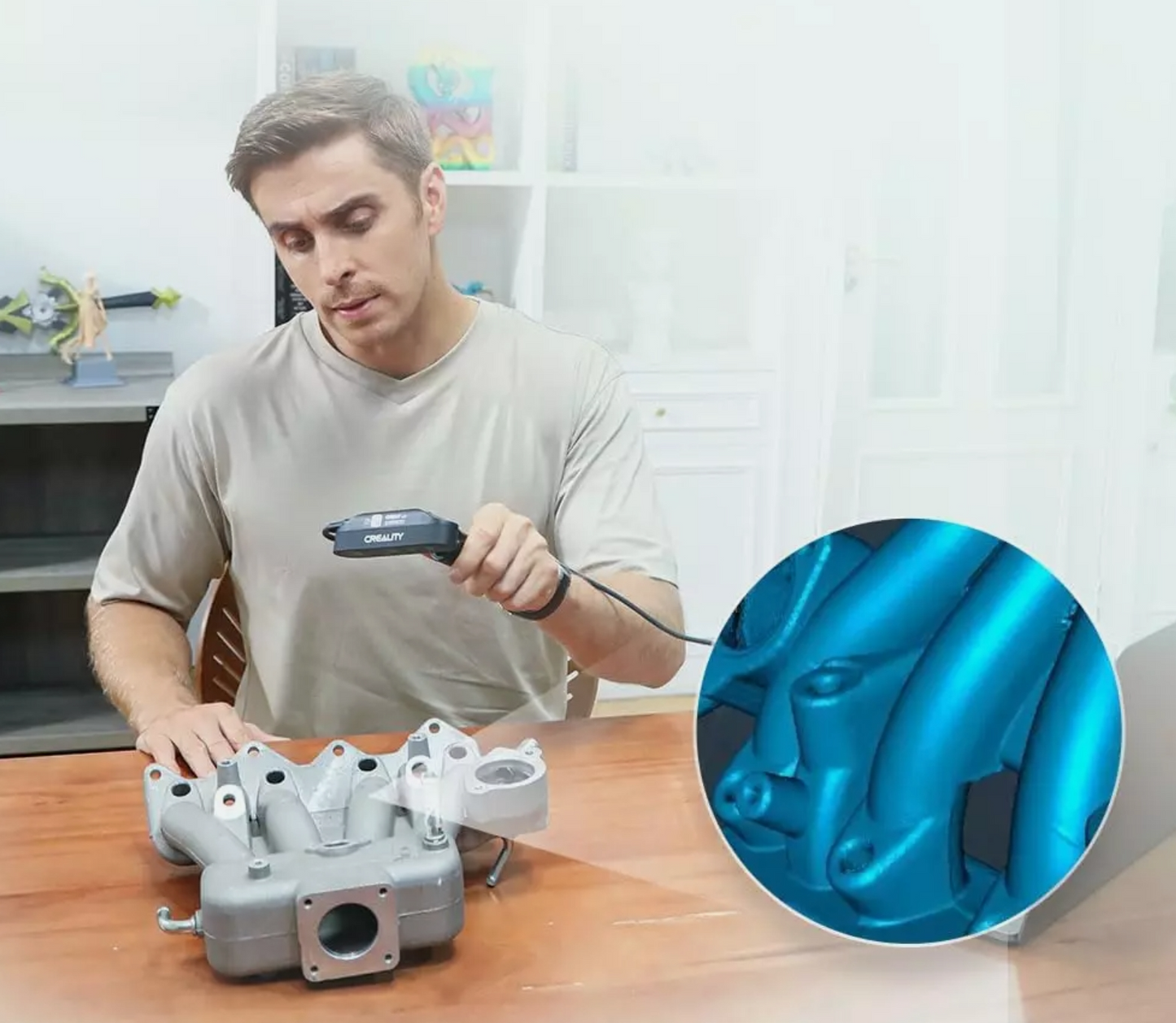 Creality 3D Scanner CR Ferret SE for 3D Printing Upgrade Handheld Scan 30 FPS