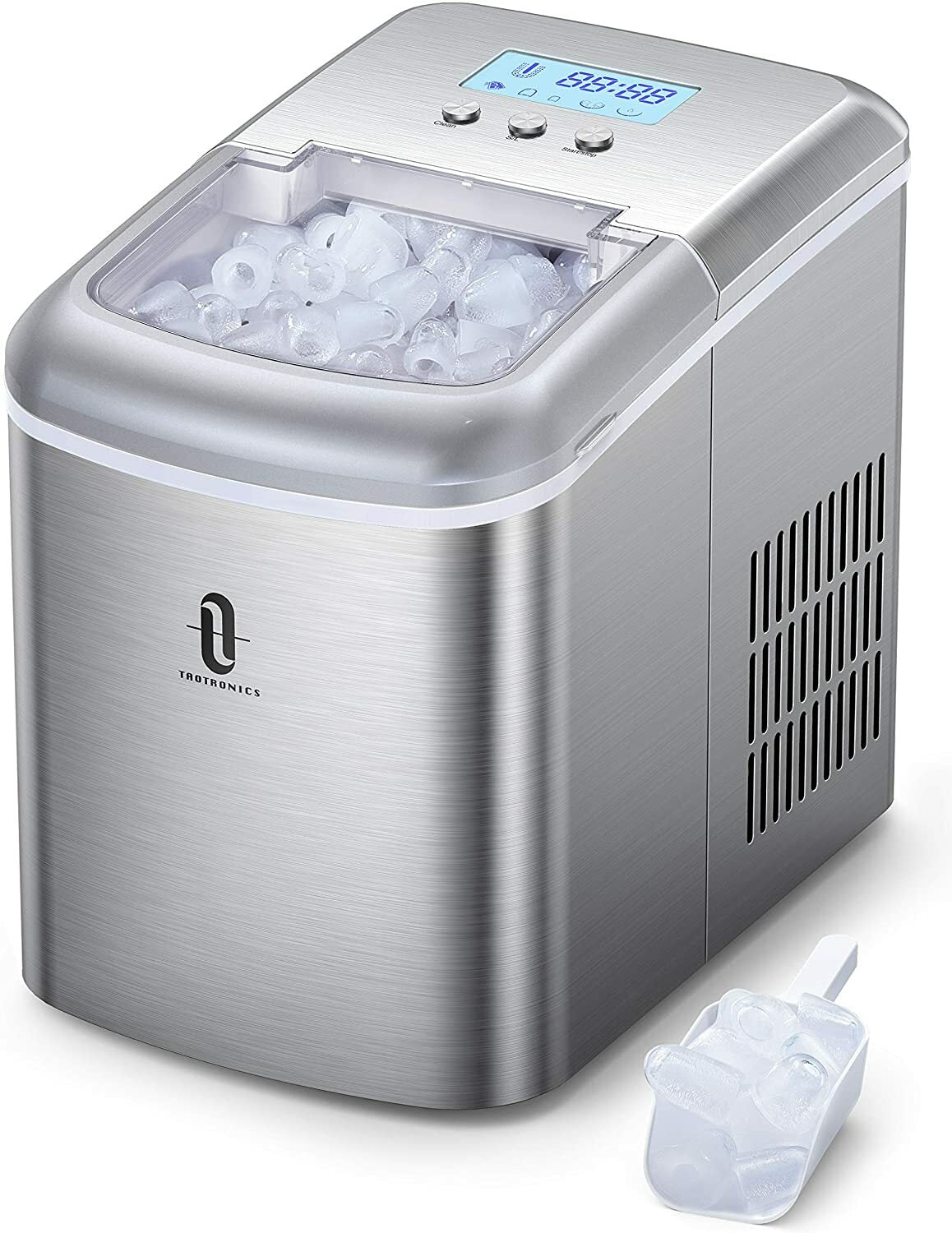 TaoTronics TT-IC002 Countertop Machine with LCD Display Self-Cleaning Function