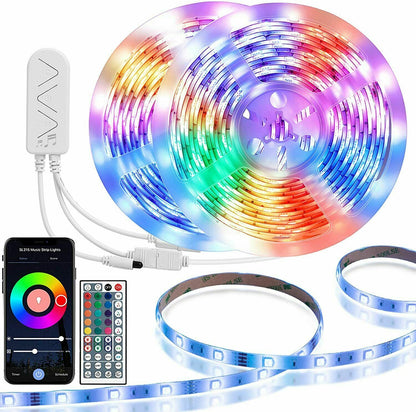 TAOTronics Led Strip Lights Works with Alexa 32.8FT Waterproof Smart WiFi Music