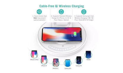 TaoTronics Qi Wireless Charging LED Desk Lamp in White DL053