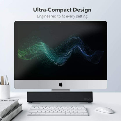 TaoTronics Bluetooth 5.0 Computer Speaker Wired/Wireless Mini Sound Bar SK025