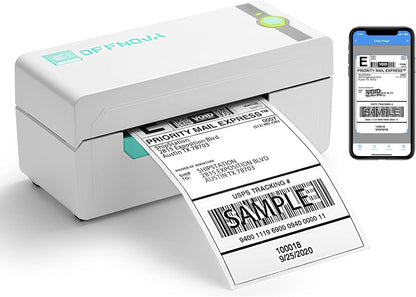 OFFNOVA Bluetooth Label Printer, 4” x 6” Thermal Label Printer for Shipping Pack