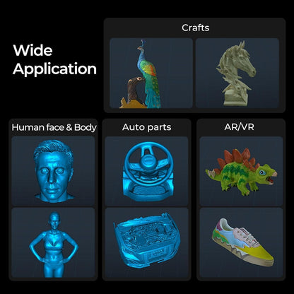 Creality CR-Scan Ferret Pro 3D Scanner - 0.1mm Accuracy, Full Color, WiFi6, New