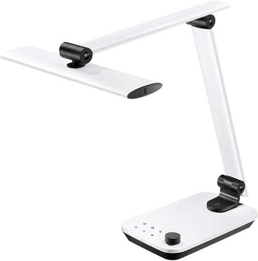 TaoTronics LED Desk Lamp with USB Charging Port Dimmable Forward Beam Technology