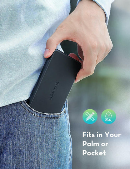 RAVPower 10000mAh Power Bank Ultra Slim External Battery Pack 3.4A iSmart Output