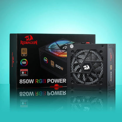 Redragon RGPS-850W 80+ Gold 850 Watt ATX 3.0 & PCIe 5.0 Fully Modular Power Supp