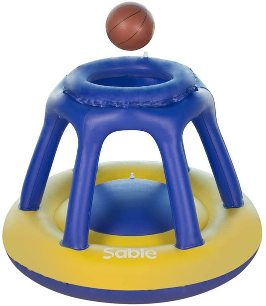 Sable Inflatable Pool Basketball Hoop with one Basketball for Pool and Water