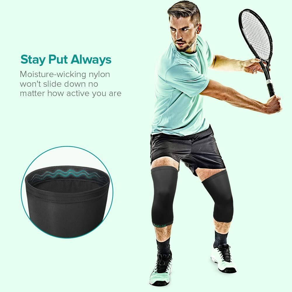 Copper Support Knee Brace Compression Sleeves 1 Pair of FDA Registered Knee Pads