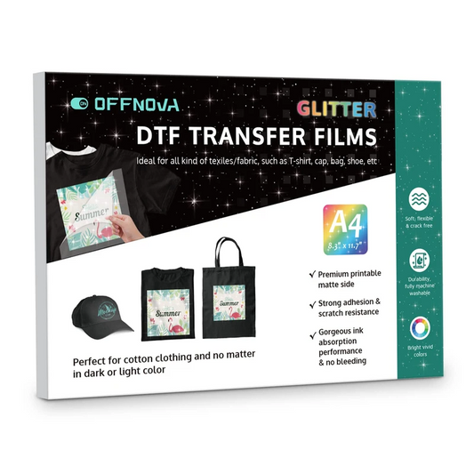 DTF Transfer Film 30 Sheets of A4 (8.3" x 11.7") PET Heat Transfer Paper