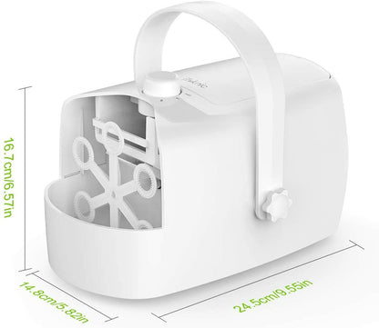 iTeknic Automatic Bubble Blower Portable Auto Bubble Maker with High Output