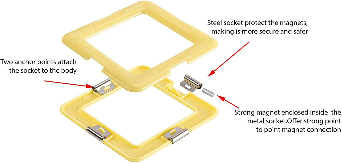 108 Piece Magnetic Tiles Magnet Building Blocks Birthday Gift dreambuilder