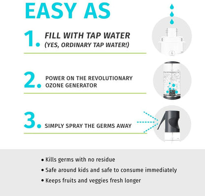 HoMedics® Ozone Clean 3-in-1 Multipurpose Cleaner Sanitizer and Deodorizer