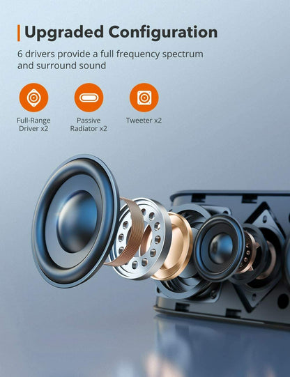 TaoTronics Computer Speaker, Bluetooth 5.0 Wireless PC Soundbar sk028