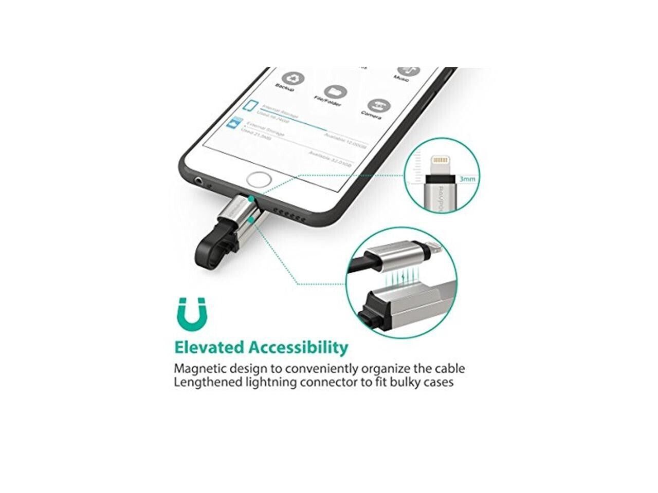 iPhone iPad 32GB USB Flash Drive 3.0 with Charging Support