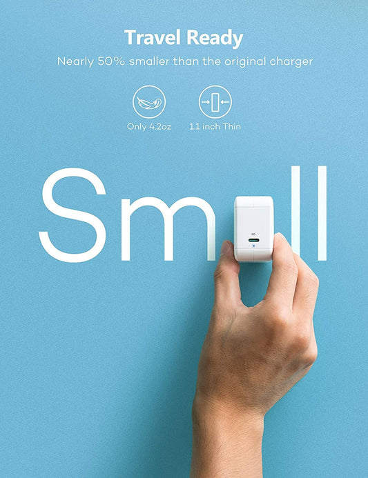 Blitzforce iPhone Charger Macbook Charger 65W 2 in 1 20W Fast Charger