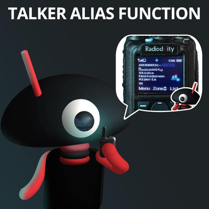 Radioddity GD-AT10G 10W UFH DMR Handheld Ham Radio Digital Analog Long Range