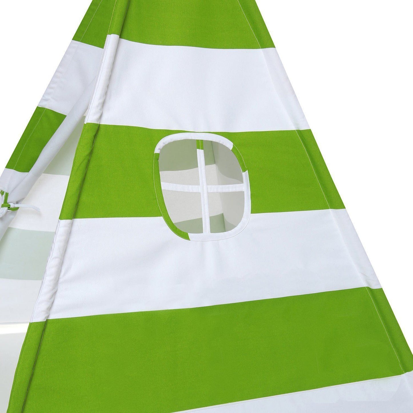 Holiday Gift GREEN 6ft Cotton Canvas Deluxe Teepee Playhouse Play Tent For Kids