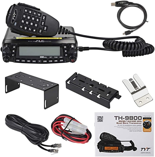 TYT TH-9800 50W Quad Band Two Way Radio - Black