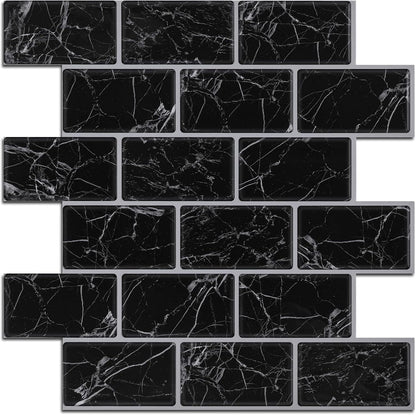 5-Sheet 12" x 12" Thicker Design Stick on Backsplash Tiles