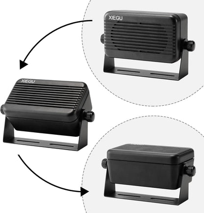 Xiegu GY03 3.5mm Plug Rectangular External Speaker with Stereo Sound