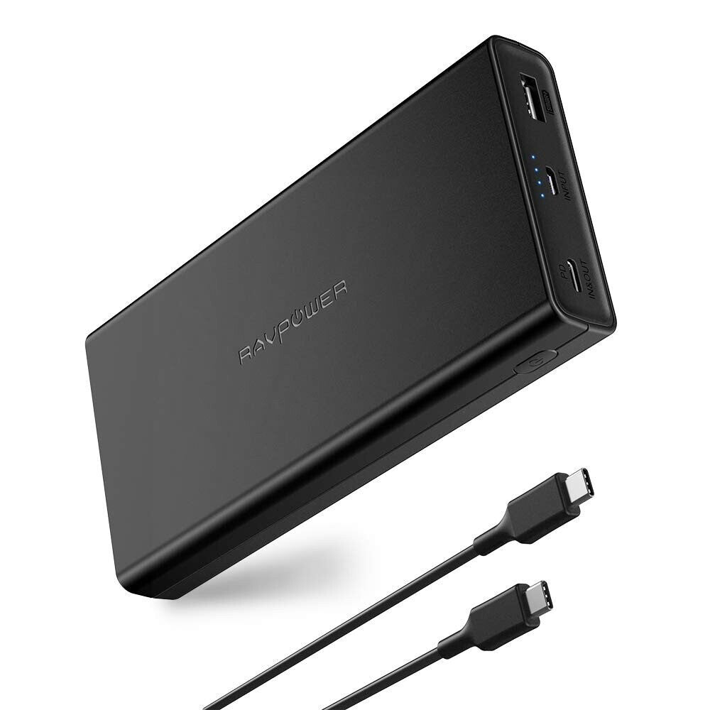 RAVPower USB C Portable Charger 20100mAh PD 3.0 45W Power Bank
