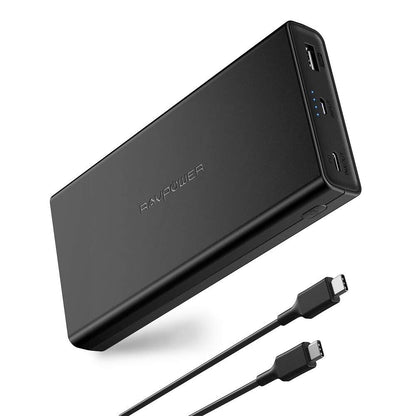 RAVPower USB C Portable Charger 20100mAh PD 3.0 45W Power Bank