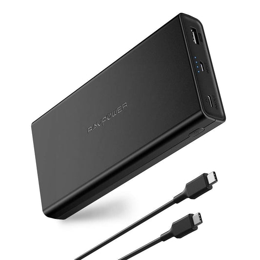 RAVPower USB C Portable Charger 20100mAh PD 3.0 45W Power Bank