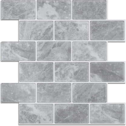 5-Sheet 12" x 12" Thicker Design Stick on Backsplash Tiles