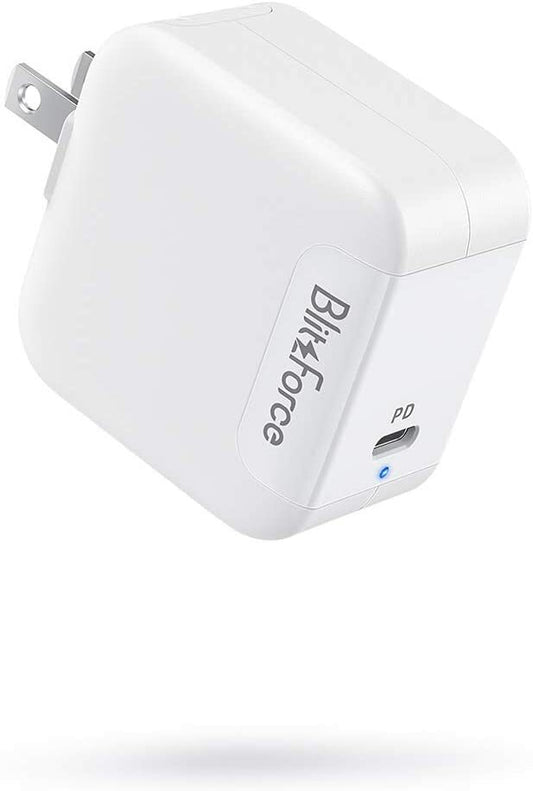 Blitzforce iPhone Charger Macbook Charger 65W 2 in 1 20W Fast Charger