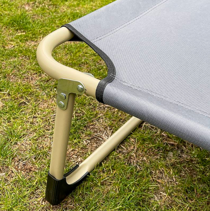Folding Camping Cot for Adults Outdoor Lightweight Camping Bed with Eye mask